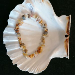 bracelet baroque agate crazy 6mm-agapanthe
