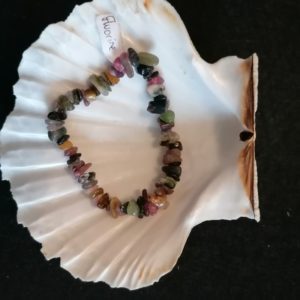 bracelet baroque fluorine 6mm-agapanthe
