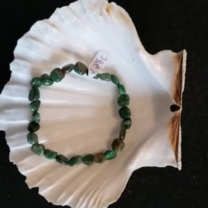 bracelet baroque jade africain 6mm-agapanthe