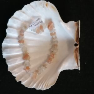 bracelet baroque pierre de lune 6mm-agapanthe