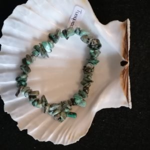 bracelet baroque turquoise 6mm-agapanthe