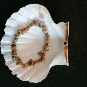 bracelet baroque unakite 6mm-agapanthe