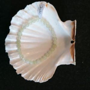 bracelet jade de chine 6mm-agapanthe